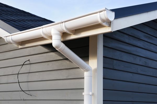 PVC Rain Gutter Installation in San Rafael