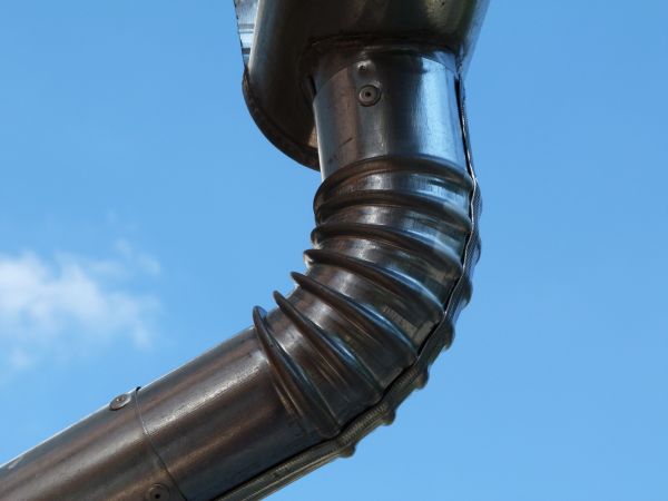 Metal Downspout Installation in San Rafael