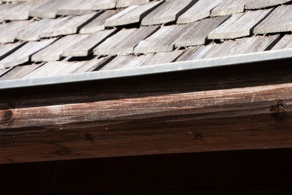 Wood Rain Gutter Installation in San Rafael